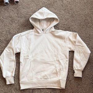 Classic cream Hoodie w/ cherry print on back 🍒